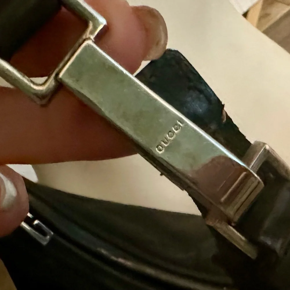 Gucci Vintage Black Nylon & Genuine Leather Hobo Shoulder Bag Purse - Picture 4 of 13